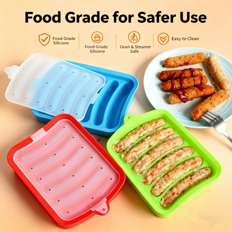 Food Grade Silicone Sausage Mo - Hot Dog Press 评论和价格
