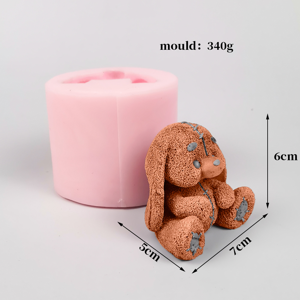 Silicone Mold 3D Cute Cartoon  - Bunny Cake Mold 评论和价格