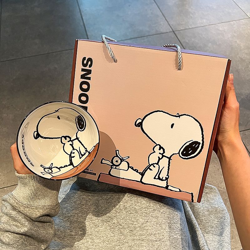 Snoopy Ceramic Bowl Set 2025 N - Dim Sum Basket 评论和价格