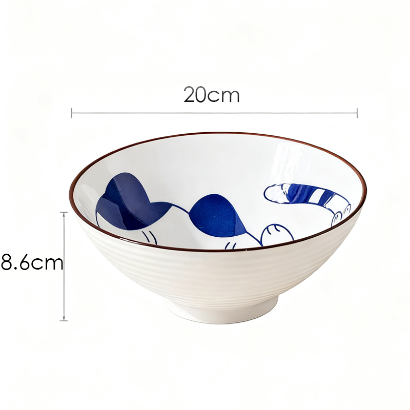 1200ML Ceramic Ramen Bowl Japa - Dim Sum Basket 评论和价格