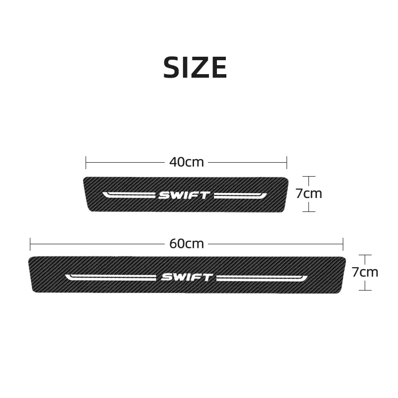 Car Front Rear Door Threshold  - Crepe Pan Carbon 评论和价格