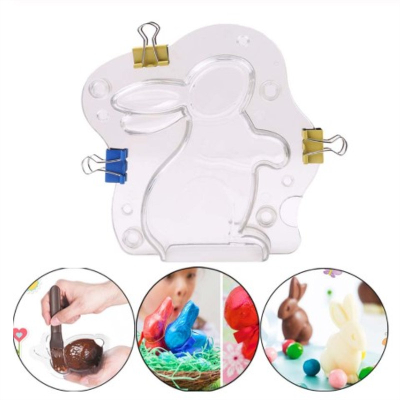 New 3D Rabbit shaped Chocolate - Bunny Cake Mold 评论和价格