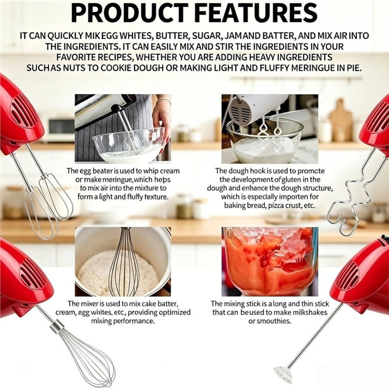 KEOL-Hand Mixer Attachments Fo - Kitchenaid Mixer Hand Mixer 评论和价格