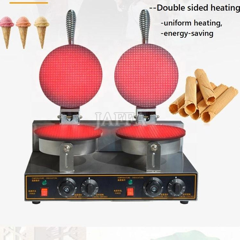 Double Head Ice Cream Cone Mak - Waffle Cone Maker 评论和价格