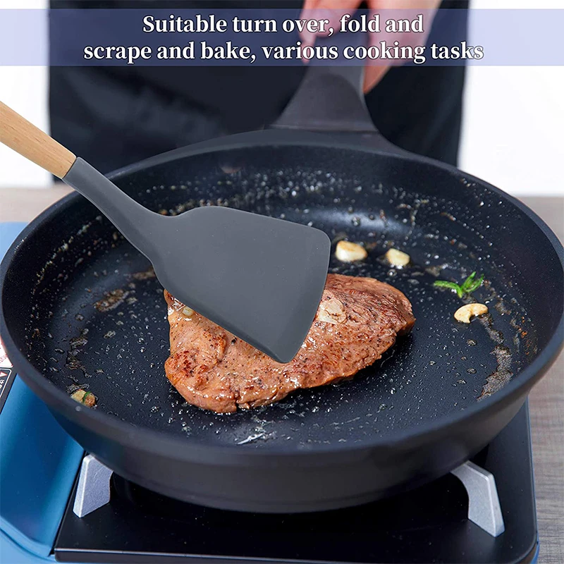 Non-Stick Silicone Spatula Woo - Okonomiyaki Spatula 评论和价格