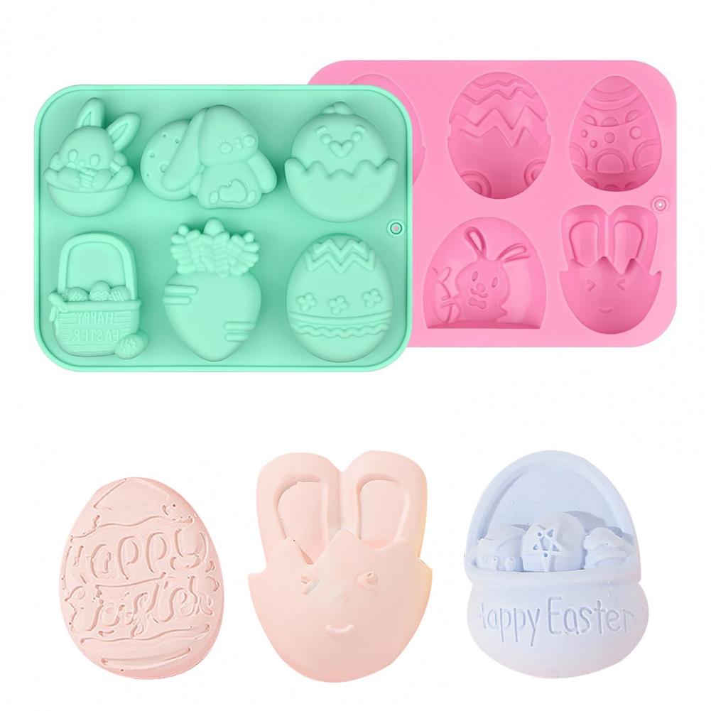 Bunny Chocolate Mold 4pcs Bunn - Bunny Cake Mold 评论和价格