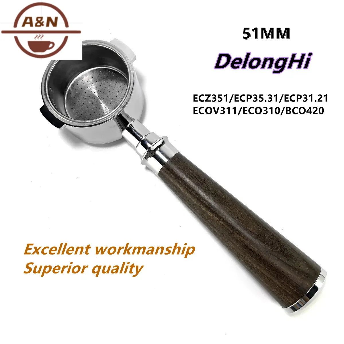 51mm 304 Stainless Steel Botto - Delonghi Espresso Ecp3420 评论和价格