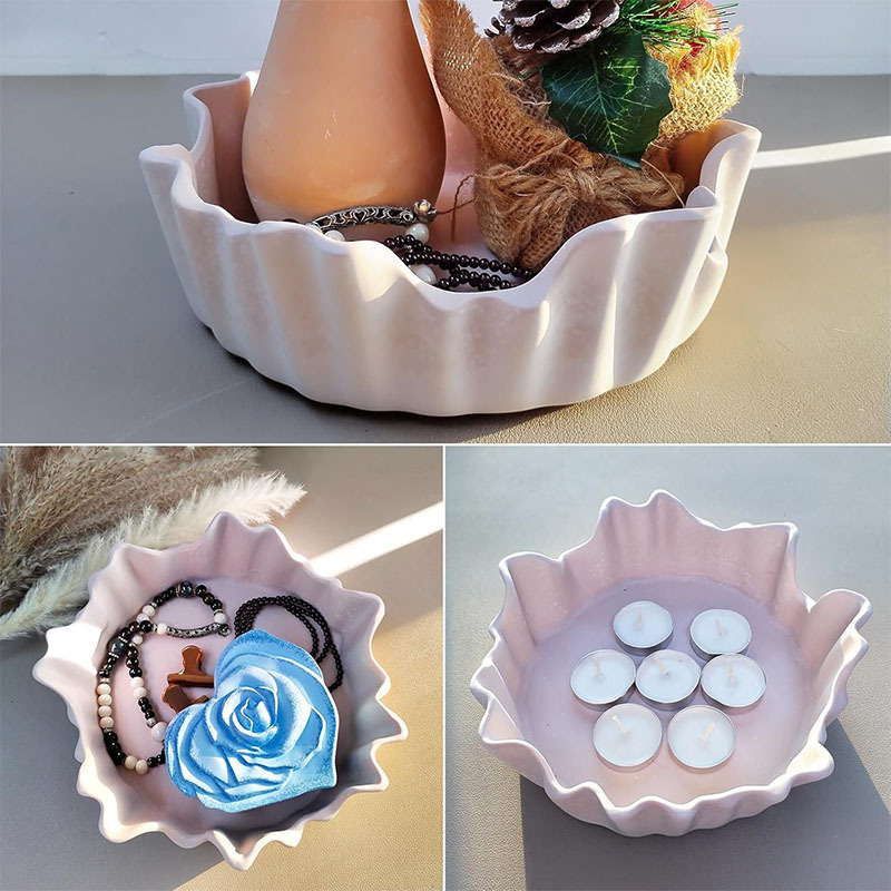 Lace Tray Fruit Tray DIY Gypsu - Potsticker Mold 评论和价格